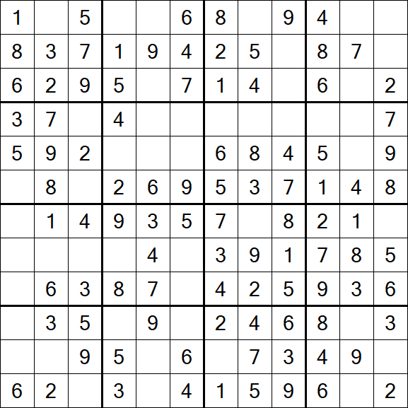 Butterfly Sudoku - Fácil