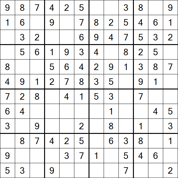 Butterfly Sudoku - Fácil