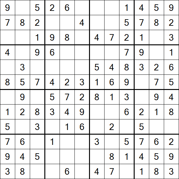 Butterfly Sudoku - Easy
