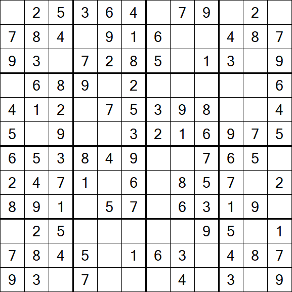Butterfly Sudoku - Fácil