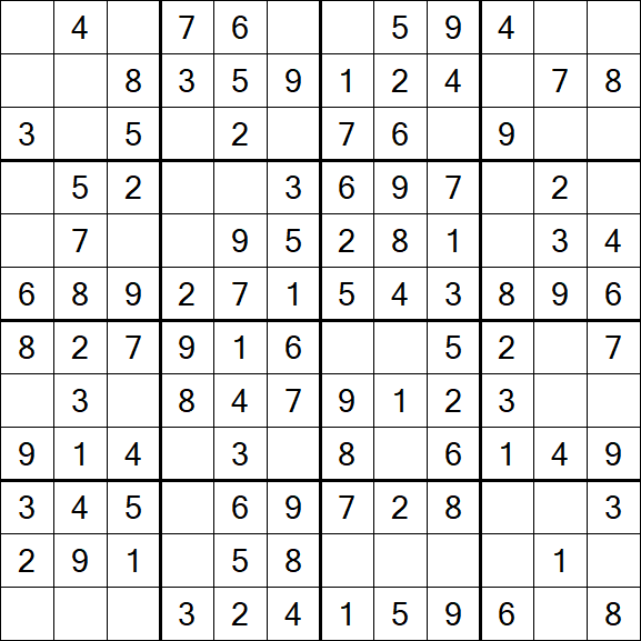 Butterfly Sudoku - Fácil