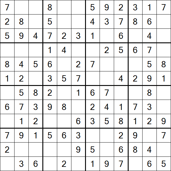 Butterfly Sudoku - Fácil