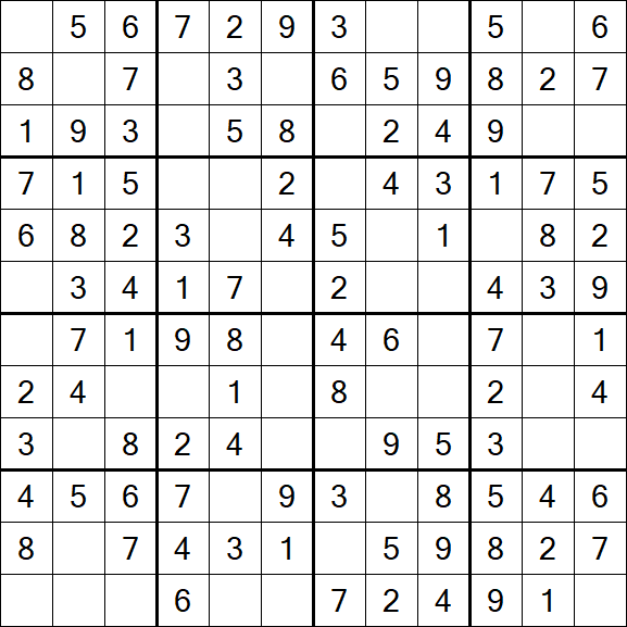 Butterfly Sudoku - Fácil