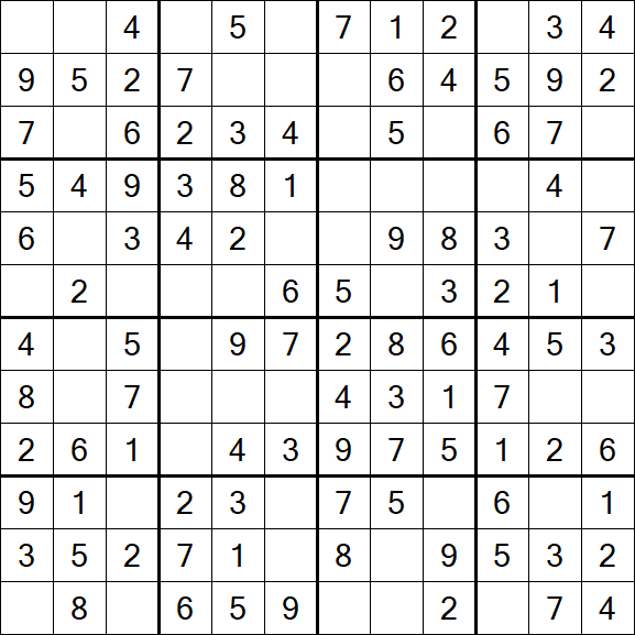 Butterfly Sudoku - Fácil