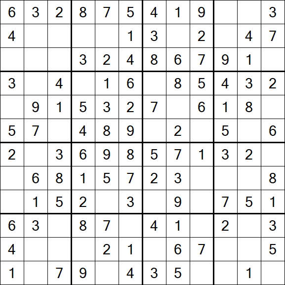 Butterfly Sudoku - Fácil