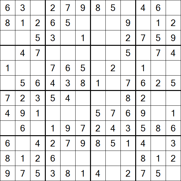 Butterfly Sudoku - Fácil
