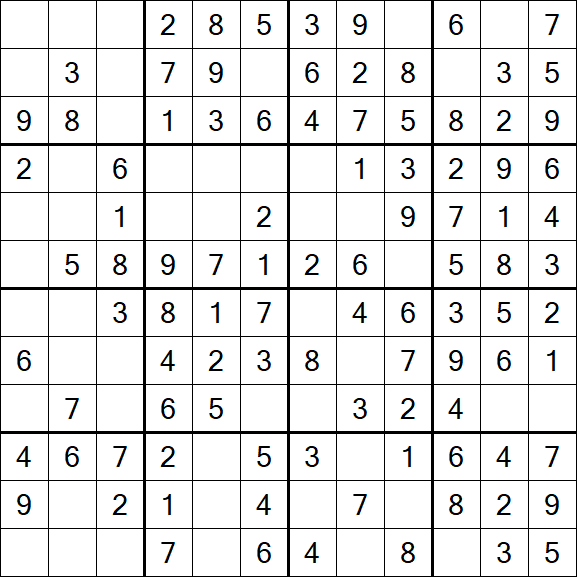 Butterfly Sudoku - Einfach