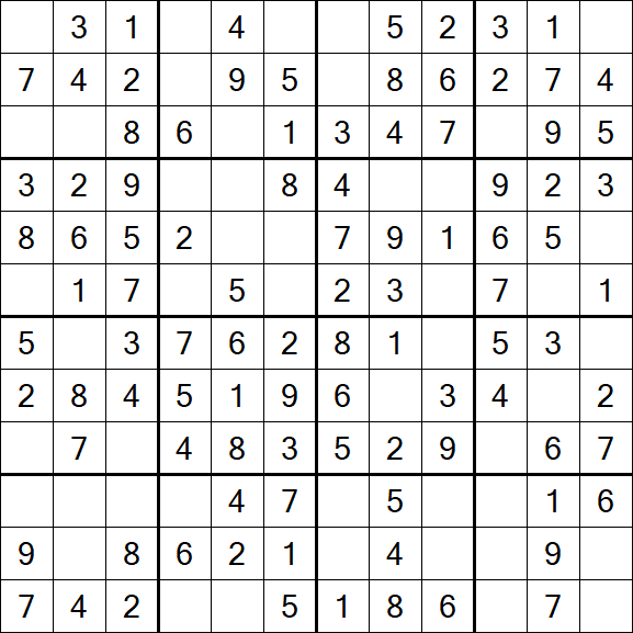 Butterfly Sudoku - Fácil
