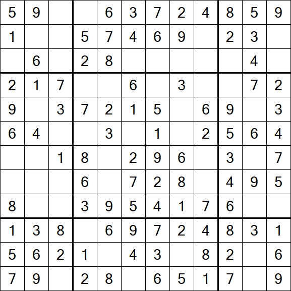 Butterfly Sudoku - Simple