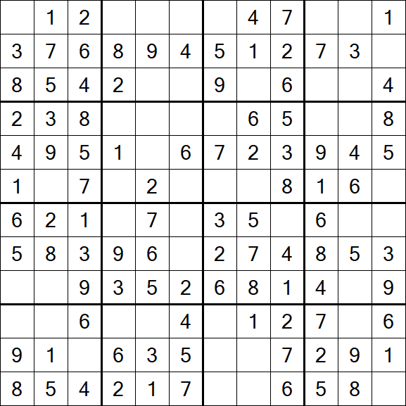 Butterfly Sudoku - Fácil