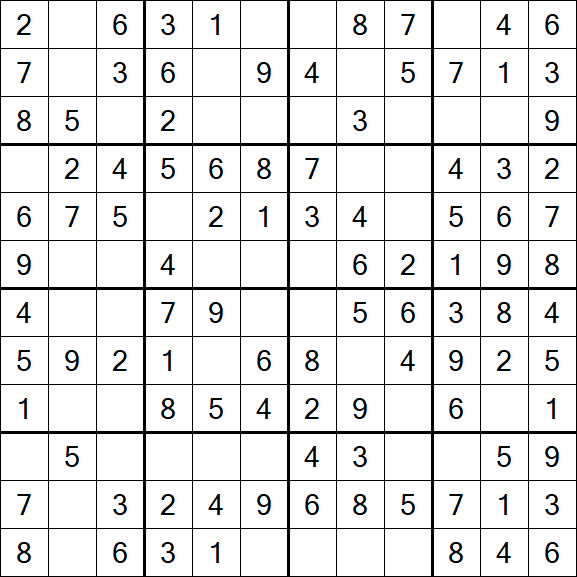 Butterfly Sudoku - Simple