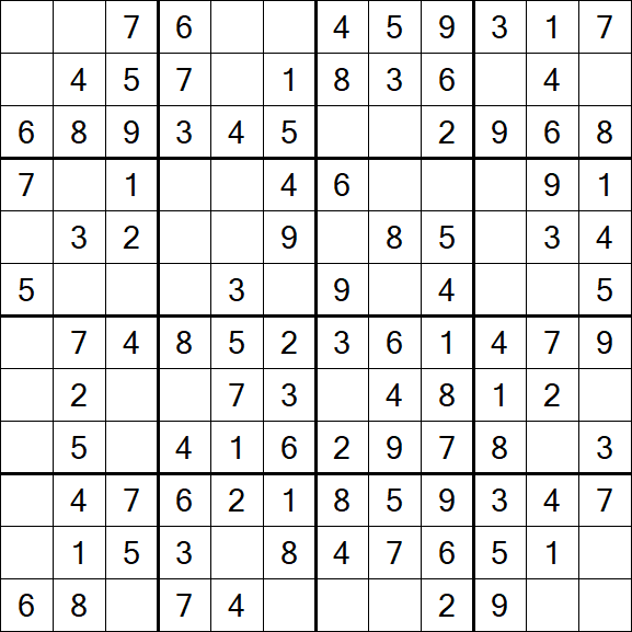 Butterfly Sudoku - Fácil