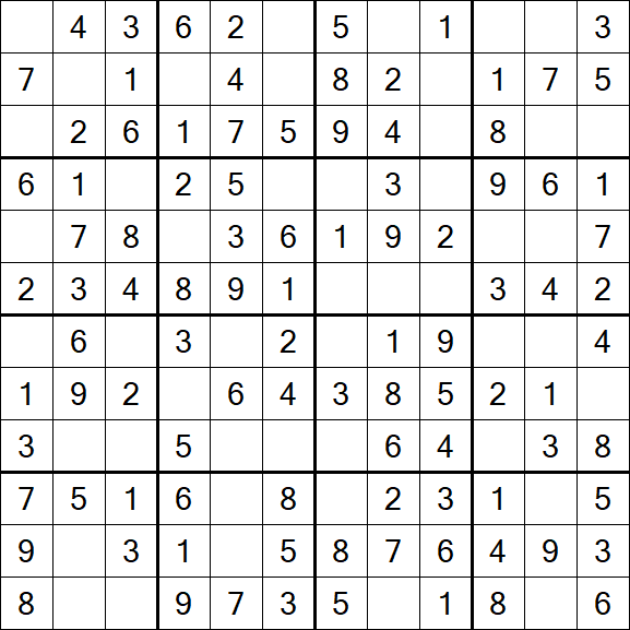 Butterfly Sudoku - Simple