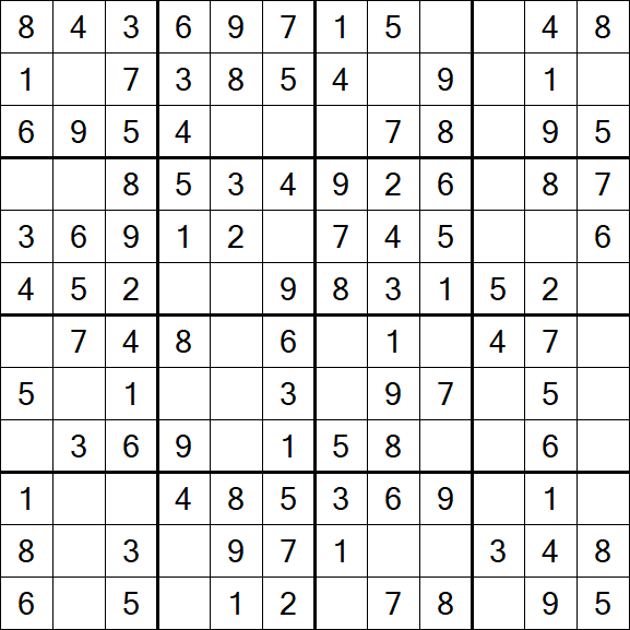 Butterfly Sudoku - Simple