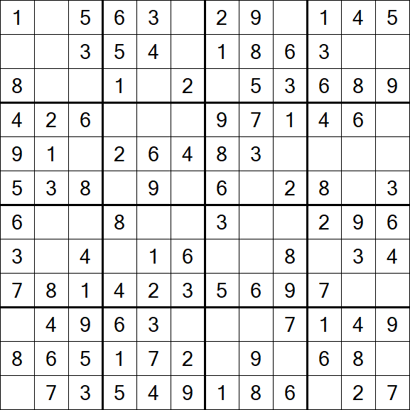 Butterfly Sudoku - Simple