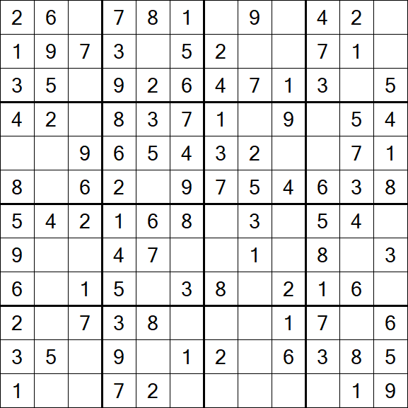 Butterfly Sudoku - Simple
