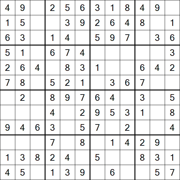 Butterfly Sudoku - Simple