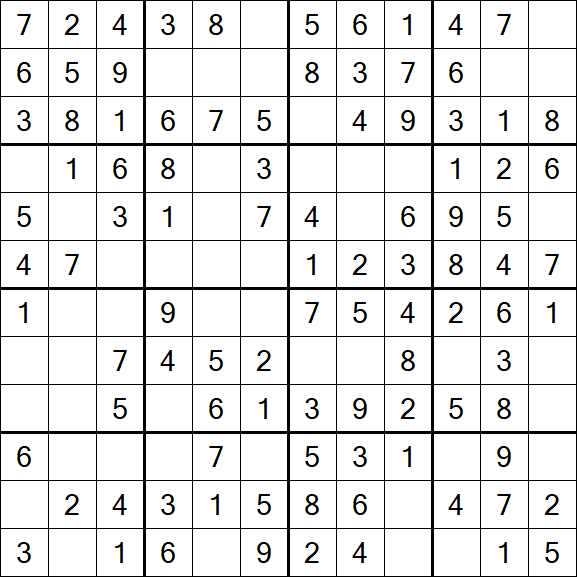 Butterfly Sudoku - Simple
