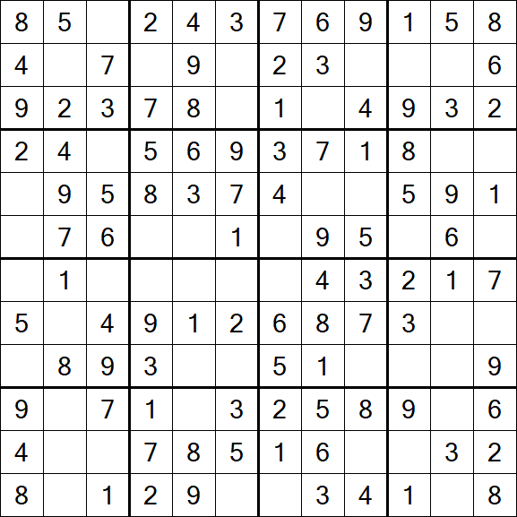 Butterfly Sudoku - Simple