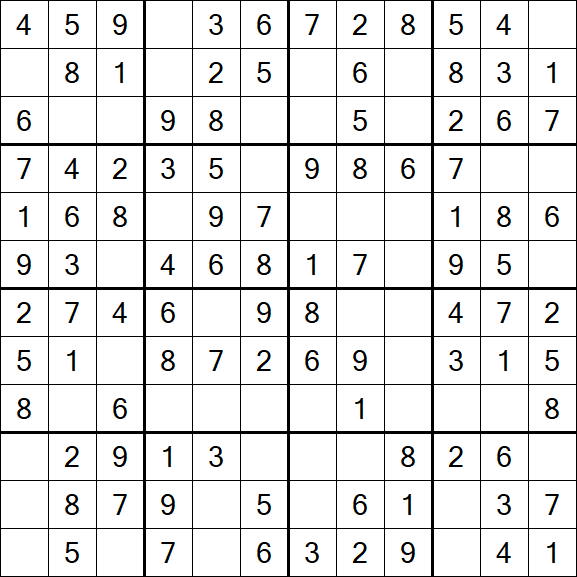 Butterfly Sudoku - Simple