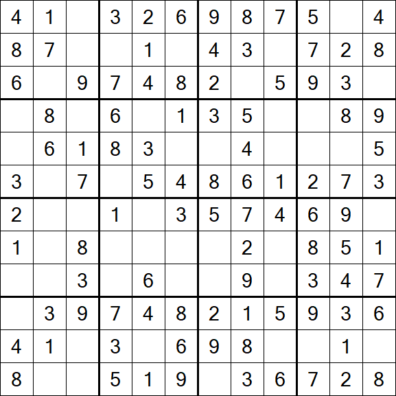 Butterfly Sudoku - Simple
