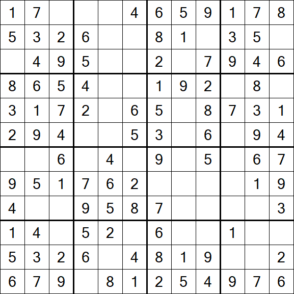 Butterfly Sudoku - Simple