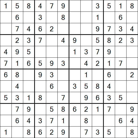 Butterfly Sudoku - Fácil