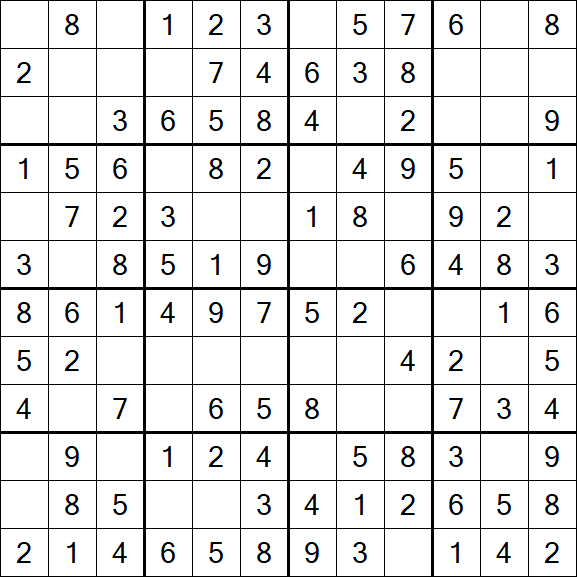 Butterfly Sudoku - Fácil