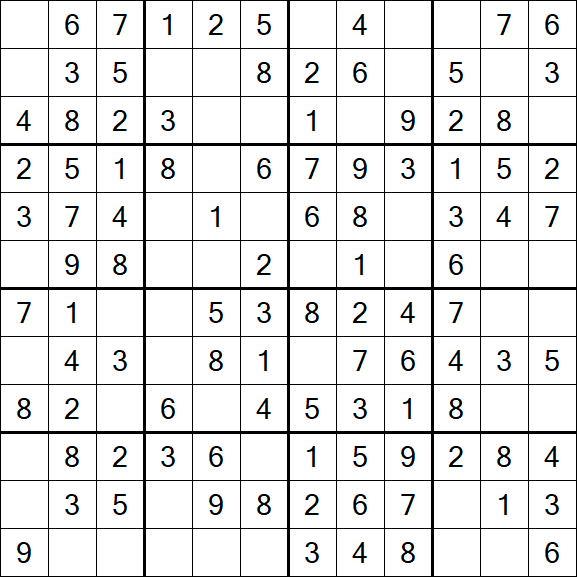 Butterfly Sudoku - Fácil