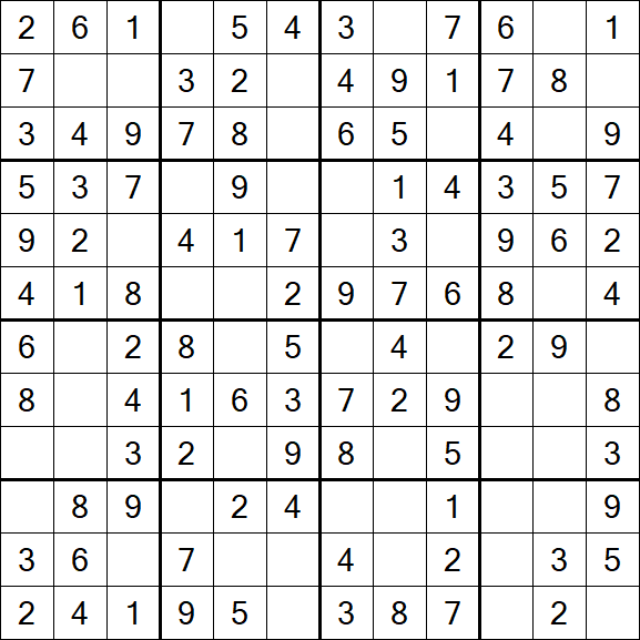 Butterfly Sudoku - Simple