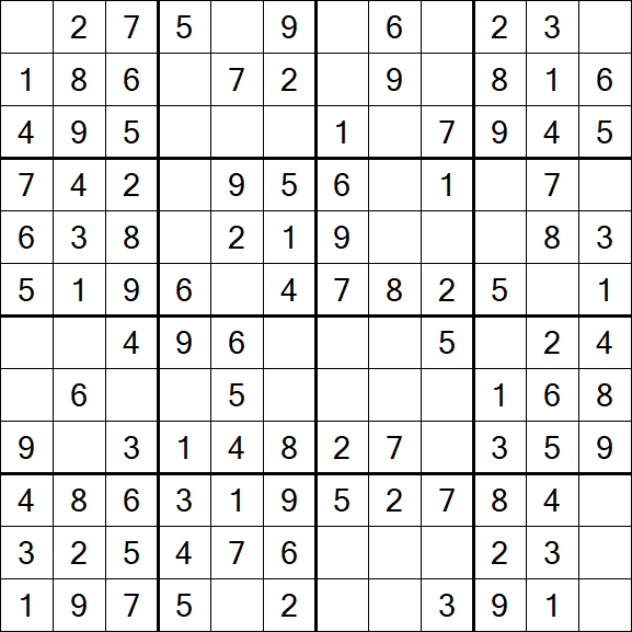 Butterfly Sudoku - Simple