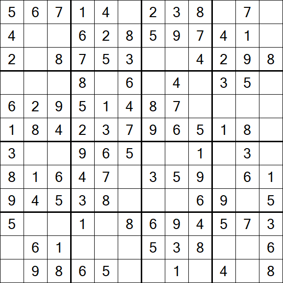 Butterfly Sudoku - Fácil