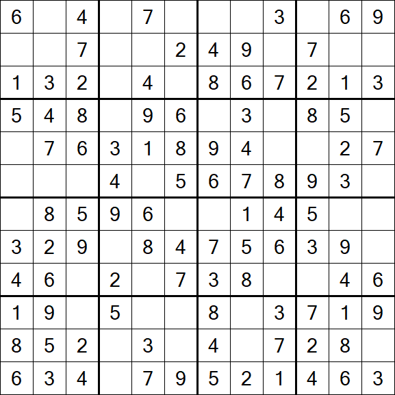 Butterfly Sudoku - Fácil
