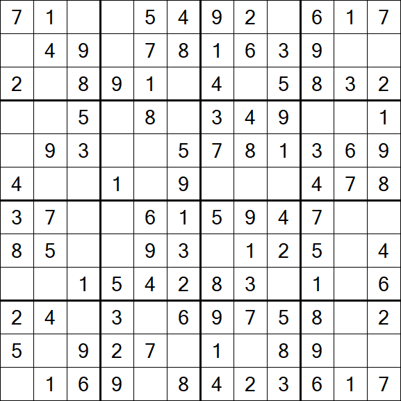 Butterfly Sudoku - Easy