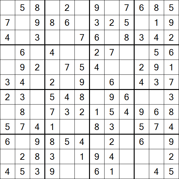 Butterfly Sudoku - Fácil