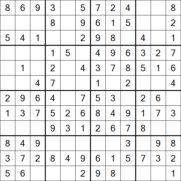 Butterfly Sudoku - Fácil