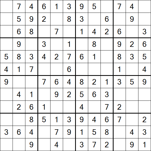 Butterfly Sudoku - Fácil