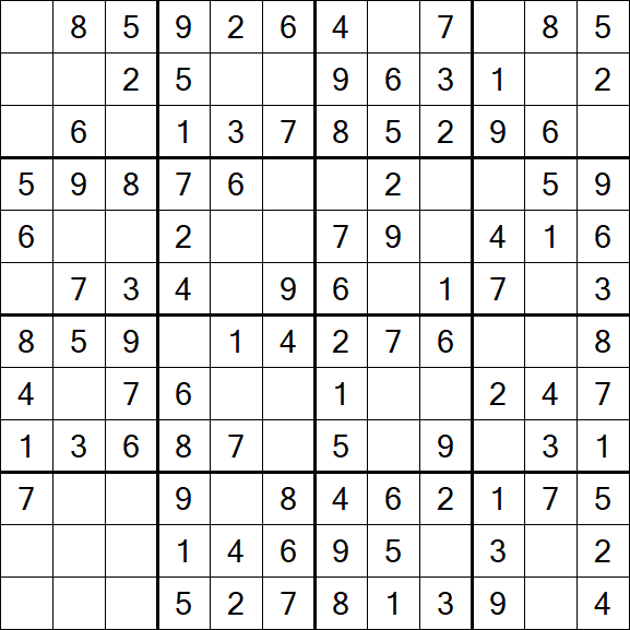 Butterfly Sudoku - Fácil