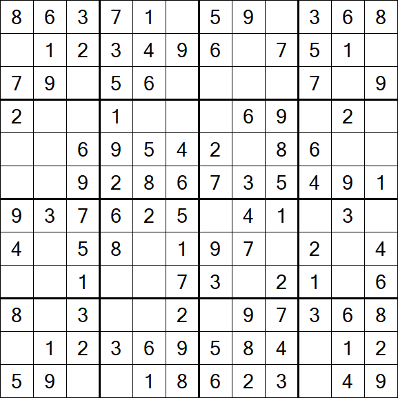 Butterfly Sudoku - Fácil