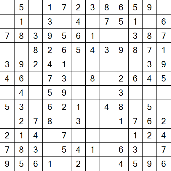 Butterfly Sudoku - Fácil
