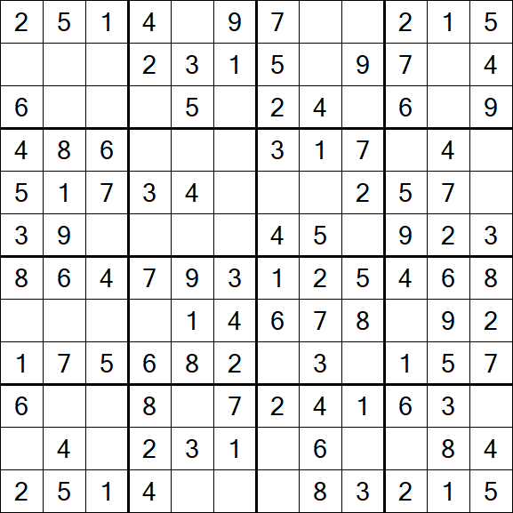 Butterfly Sudoku - Fácil