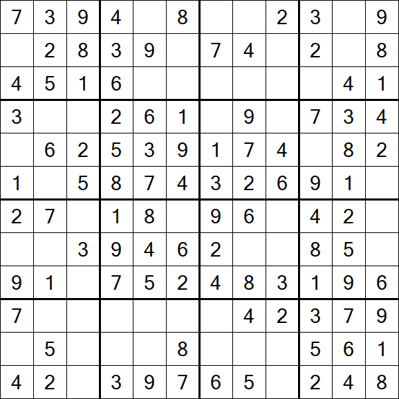 Butterfly Sudoku - Fácil