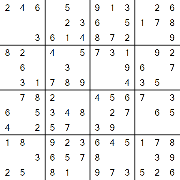 Butterfly Sudoku - Fácil