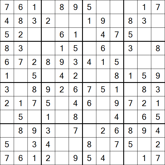 Butterfly Sudoku - Simple