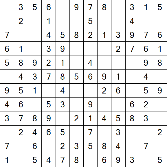 Butterfly Sudoku - Simple