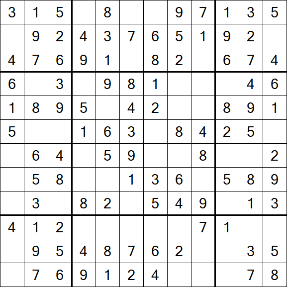 Butterfly Sudoku - Simple