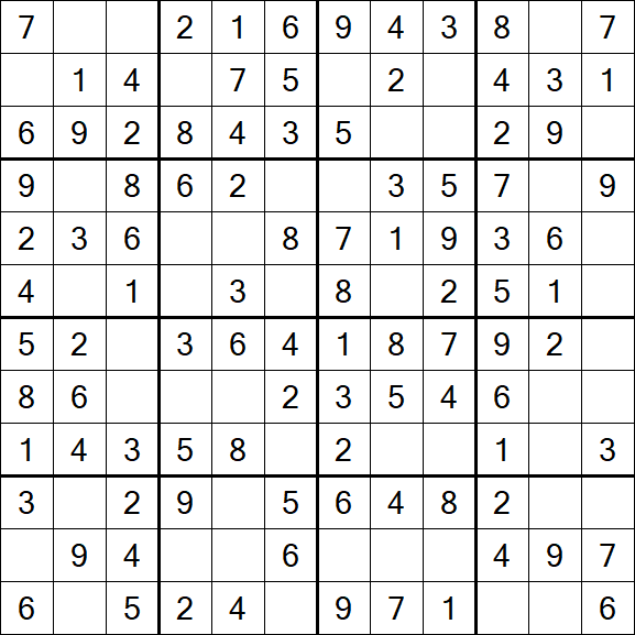 Butterfly Sudoku - Simple