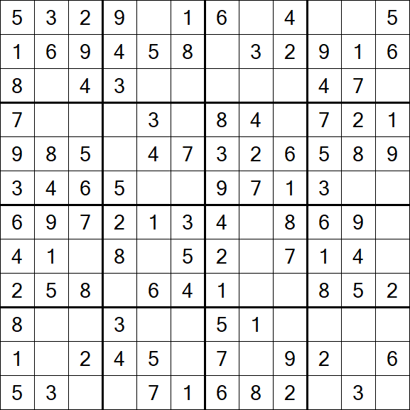 Butterfly Sudoku - Fácil