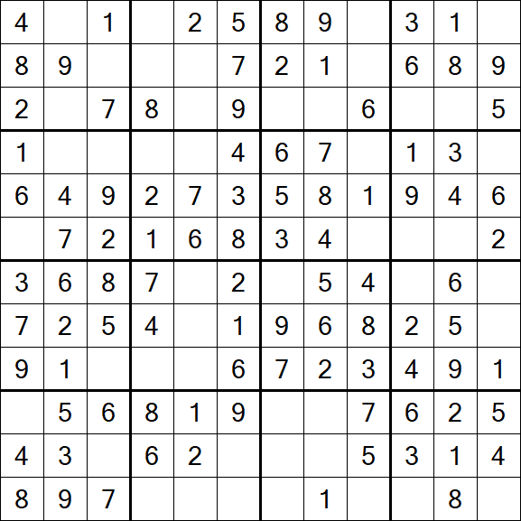 Butterfly Sudoku - Fácil