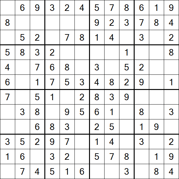 Butterfly Sudoku - Fácil